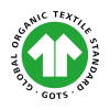 Têxteis biológicos e ecológicos logo